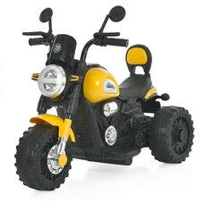 Детский мотоцикл Bambi M 6526ER-6 желтый трехколесный фото 21