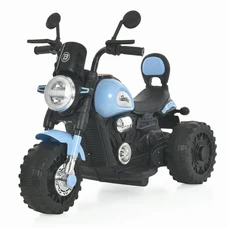 Детский мотоцикл Bambi M 6526ER-12 голубой трехколесный фото 41
