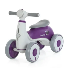 Детская каталка - толокар Bambi M 6525E-9 фиолетовая с EVA колесами