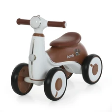 Детская каталка - толокар Bambi M 6525E-17 коричневая с EVA колесами