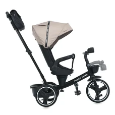 Трехколесный велосипед Turbo Trike MT 1002-1 Almond Beige бежевый с родительской ручкой фото 21