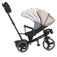 Трехколесный велосипед Turbo Trike MT 1002-1 Almond Beige бежевый с родительской ручкой фото 37