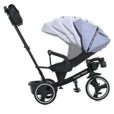 Трехколесный велосипед Turbo Trike MT 1002-1 Smart Grey серый с родительской ручкой фото 41