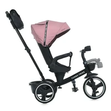 Трехколесный велосипед Turbo Trike MT 1002-1 Mauve Pink розовый с родительской ручкой фото 21