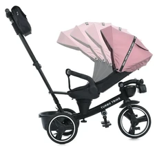 Трехколесный велосипед Turbo Trike MT 1002-1 Mauve Pink розовый с родительской ручкой фото 41