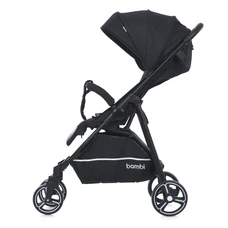 Прогулочная коляска Bambi M 4249-2 Black Matt черная книжка фото 37