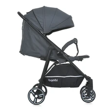 Прогулочная коляска Bambi M 4249-2 Gray Matt серая книжка фото 41