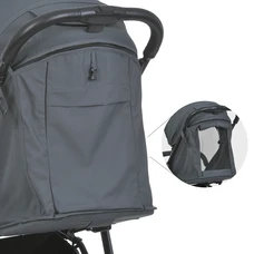 Прогулочная коляска Bambi M 4249-2 Gray Matt серая книжка фото 63