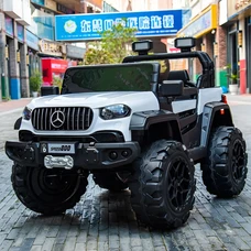 Детский электромобиль M 5898EBLR-1 белый Mercedes с четырьмя моторами