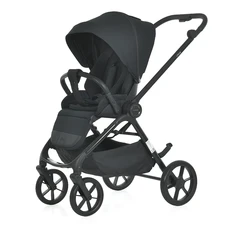 Прогулочная коляска El Camino Chloe ME 1191 Night Black черная с регулируемой ручкой
