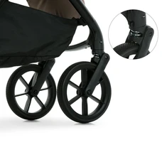 Прогулочная коляска El Camino Chloe ME 1191 Night Black черная с регулируемой ручкой фото 63