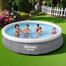 Bestway 57445, надувной бассейн, 366 х 76 см., фильтр-насос