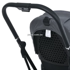 Прогулочная коляска El Camino Spin 360 ME 1138 Stone Gray серая, реверсивный прогулочный блок фото 16