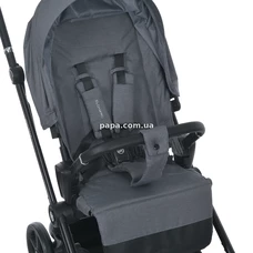 Прогулочная коляска El Camino Spin 360 ME 1138 Stone Gray серая, реверсивный прогулочный блок фото 31