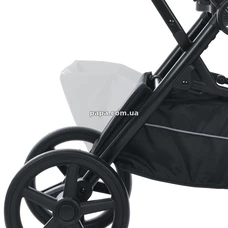 Прогулочная коляска El Camino Spin 360 ME 1138 Stone Gray серая, реверсивный прогулочный блок фото 15