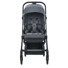 Прогулочная коляска El Camino Spin 360 ME 1138 Stone Gray серая, реверсивный прогулочный блок фото 41