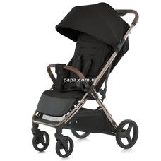 Прогулочная коляска El Camino Axis ME 1192 Black черная, чехол на ножки