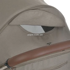 Прогулочная коляска El Camino Axis ME 1192 Milk Chocolate бежевая, чехол на ножки фото 86