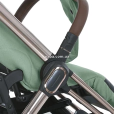 Прогулочная коляска El Camino Axis ME 1192 Sage Green зеленая, чехол на ножки фото 71