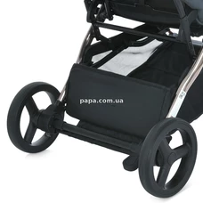 Прогулочная коляска El Camino Axis ME 1192 Volcanic Gray серая, чехол на ножки фото 16