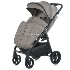 Прогулочная коляска El Camino Dahlia ME 1181 Milk Chocolate бежевая, полиуретановые колеса фото 14