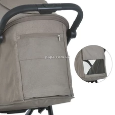 Прогулочная коляска El Camino Dahlia ME 1181 Milk Chocolate бежевая, полиуретановые колеса фото 53