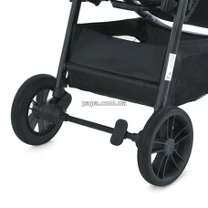 Прогулочная коляска El Camino Dahlia ME 1181 Black черная, полиуретановые колеса фото 53
