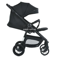 Прогулочная коляска El Camino Dahlia ME 1181 Black черная, полиуретановые колеса фото 41