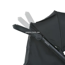 Прогулочная коляска El Camino Dahlia ME 1181 Black черная, полиуретановые колеса фото 63