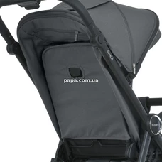 Прогулочная коляска El Camino Dahlia ME 1181 Volcanic Gray серая, полиуретановые колеса фото 16