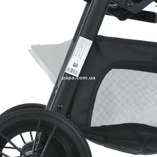 Прогулочная коляска El Camino Dahlia ME 1181 Volcanic Gray серая, полиуретановые колеса фото 53