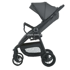 Прогулочная коляска El Camino Dahlia ME 1181 Volcanic Gray серая, полиуретановые колеса фото 37