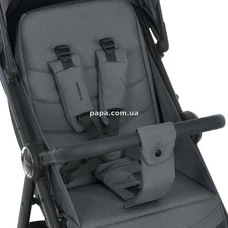Прогулочная коляска El Camino Dahlia ME 1181 Volcanic Gray серая, полиуретановые колеса фото 54