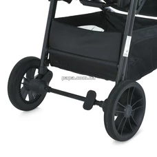 Прогулочная коляска El Camino Dahlia ME 1181 Volcanic Gray серая, полиуретановые колеса фото 71