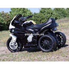 Детский мотоцикл Bambi JT 5188 L-2 черный, кожаное сиденье, музыка фото 14