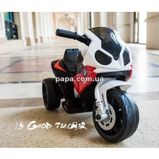 Детский мотоцикл Bambi JT 5188 L-3 красный, кожаное сиденье, музыка фото 14