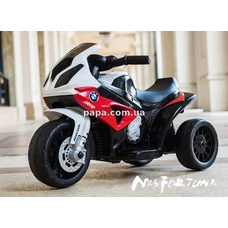 Детский мотоцикл Bambi JT 5188 L-3 красный, кожаное сиденье, музыка фото 21