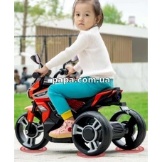 Мотоцикл для детей M 5825 E-3 красный, EVA колеса фото 86