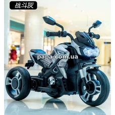 Детский электромотоцикл M 5825 ES-11 серый, EVA колеса фото 21