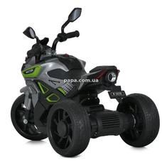 Детский электромотоцикл M 5825 ES-11 серый, EVA колеса фото 63