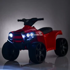 Детский электроквадроцикл M 3893 EL-3 красный, EVA колеса, светятся фары фото 21