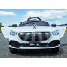 Детская машина M 4864 EBLR-1 белая, Mercedes, светятся фары, музыка фото 14