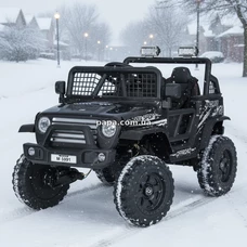 Детский электромобиль джип M 5991 EBLR-2 (24V) черный, 4 мотора