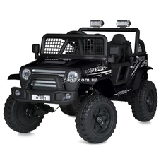 Детский электромобиль джип M 5991 EBLR-2 (24V) черный, 4 мотора фото 54