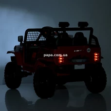 Детский электромобиль джип M 5991 EBLR-2 (24V) черный, 4 мотора фото 86