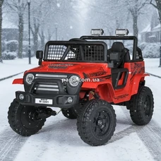 Детский джип M 5991 EBLR-3 (24V) электромобиль, красный, 4 мотора
