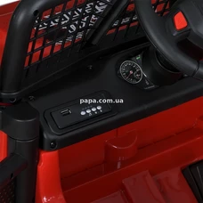 Детский джип M 5991 EBLR-3 (24V) электромобиль, красный, 4 мотора фото 11