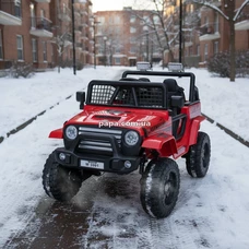 Детский джип M 5991 EBLR-3 (24V) электромобиль, красный, 4 мотора фото 21