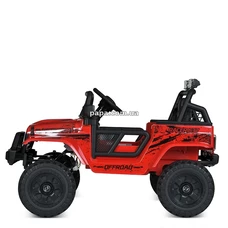 Детский джип M 5991 EBLR-3 (24V) электромобиль, красный, 4 мотора фото 71