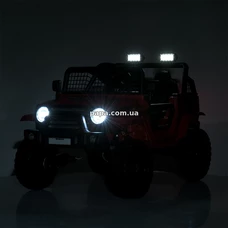 Детский джип M 5991 EBLR-3 (24V) электромобиль, красный, 4 мотора фото 86